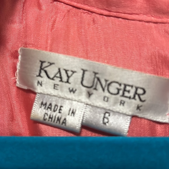 Kay Unger Silk Cotton Blend Party Dress - Picture 3 of 5